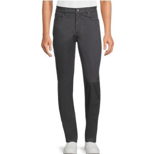 Men’s Relaxed 5 Pocket Prewashed Cotton Pants with Stretch